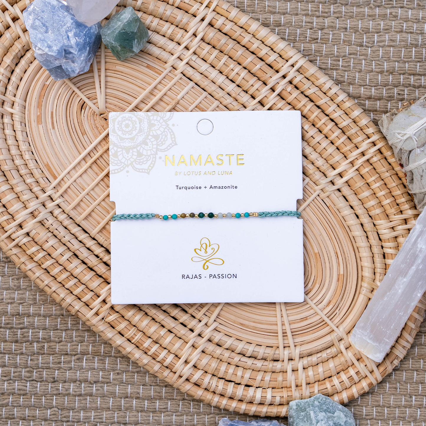 Lotus and Luna - Rajas Namaste Bracelet