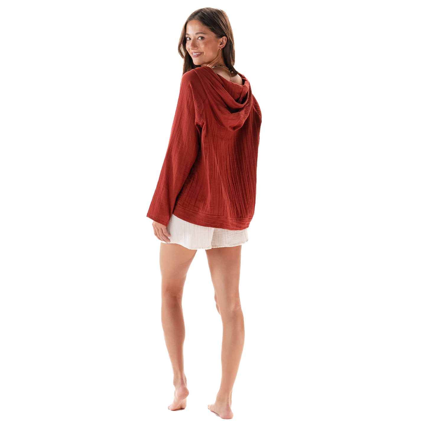 Lotus and Luna - Seaside Spice Baja Pullover Hoodie