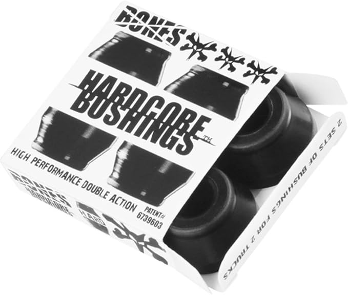 Bones Hardcore Bushings 4pc - Hard Black