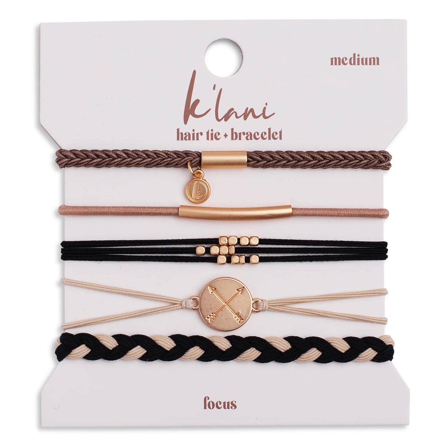 K'Lani hair tie bracelets - Focus Hair Tie Bracelets