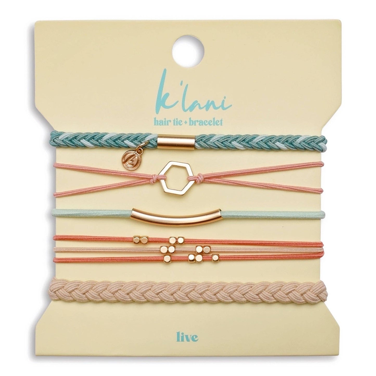 K'Lani Hair Tie Bracelets - Live Hair Tie Bracelets