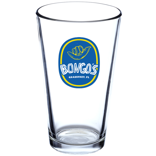 Bongos Pint Glass
