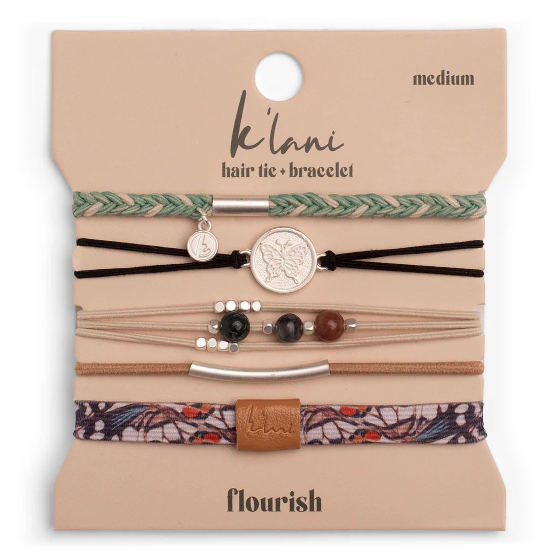 K'Lani Flourish Hair Tie + Bracelet