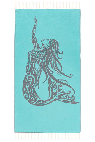 Sun Drunk Mermaid Turkish Towel