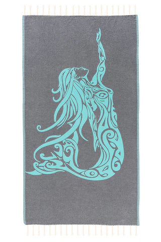 Sun Drunk Mermaid Turkish Towel