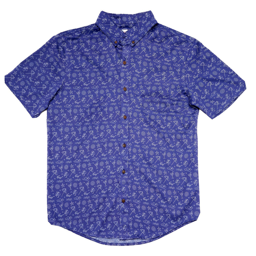 Bermies Sea Breeze Button Down