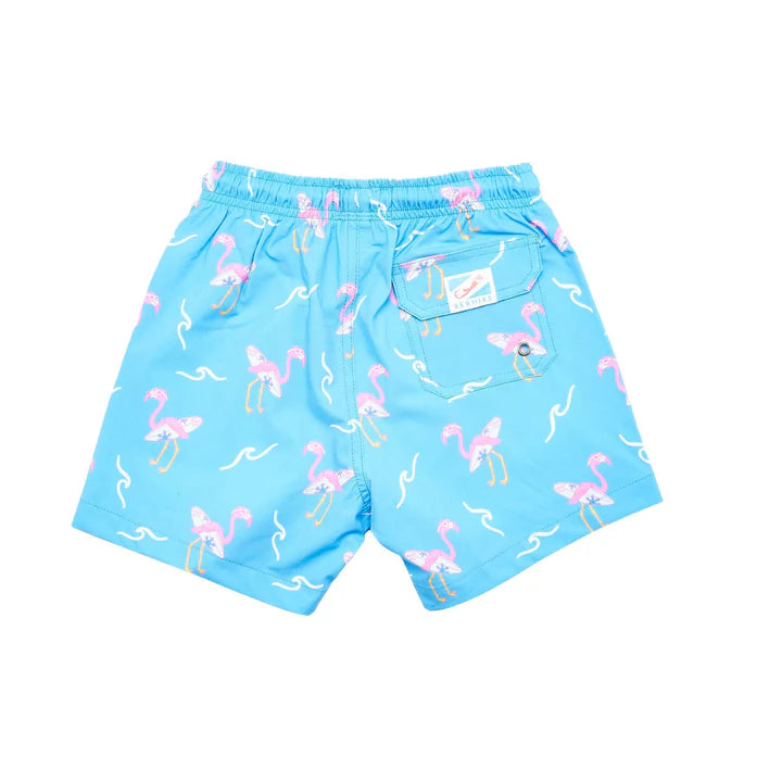Bermies Surfing Flamingo Boys Shorts