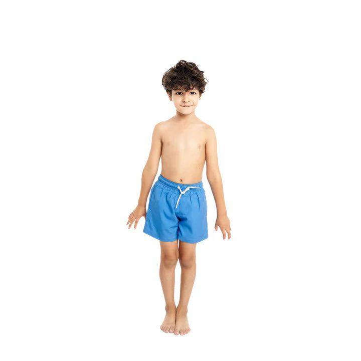 Bermies Navy to Shark Shorts Kids
