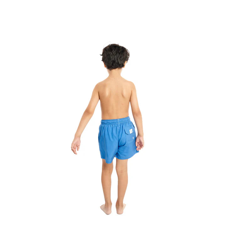 Bermies Navy to Shark Shorts Kids