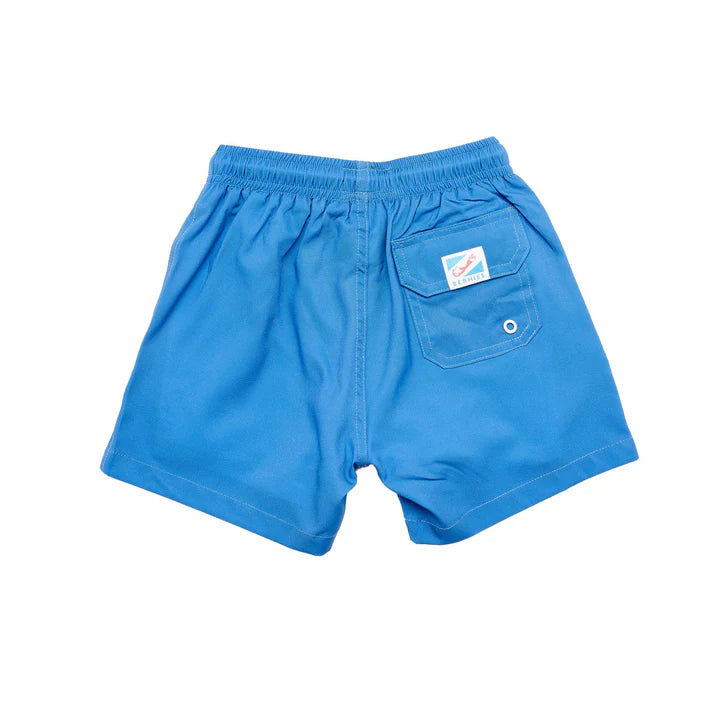 Bermies Navy to Shark Shorts Kids