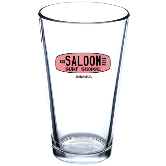 Saloon Surf Shoppe Pint Glass