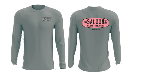 Mens 5FLEX Saloon Surf Shoppe Long Sleeve Pullover Hoody