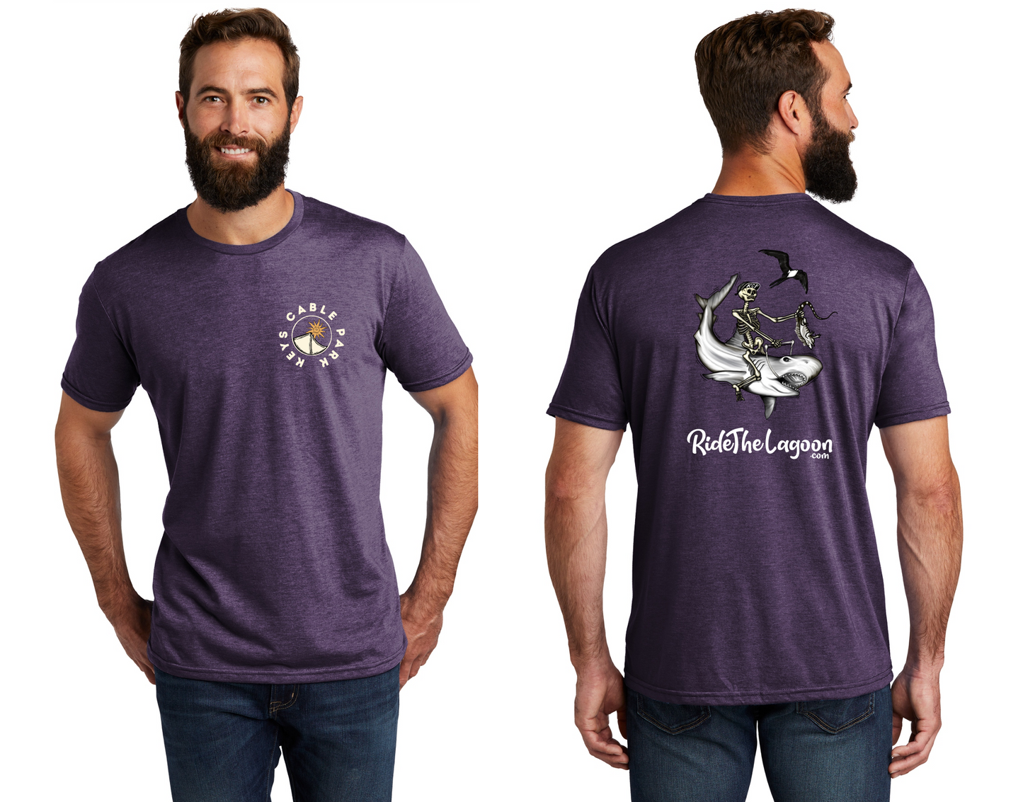 Creatures of the Lagoon Tri Blend Tee
