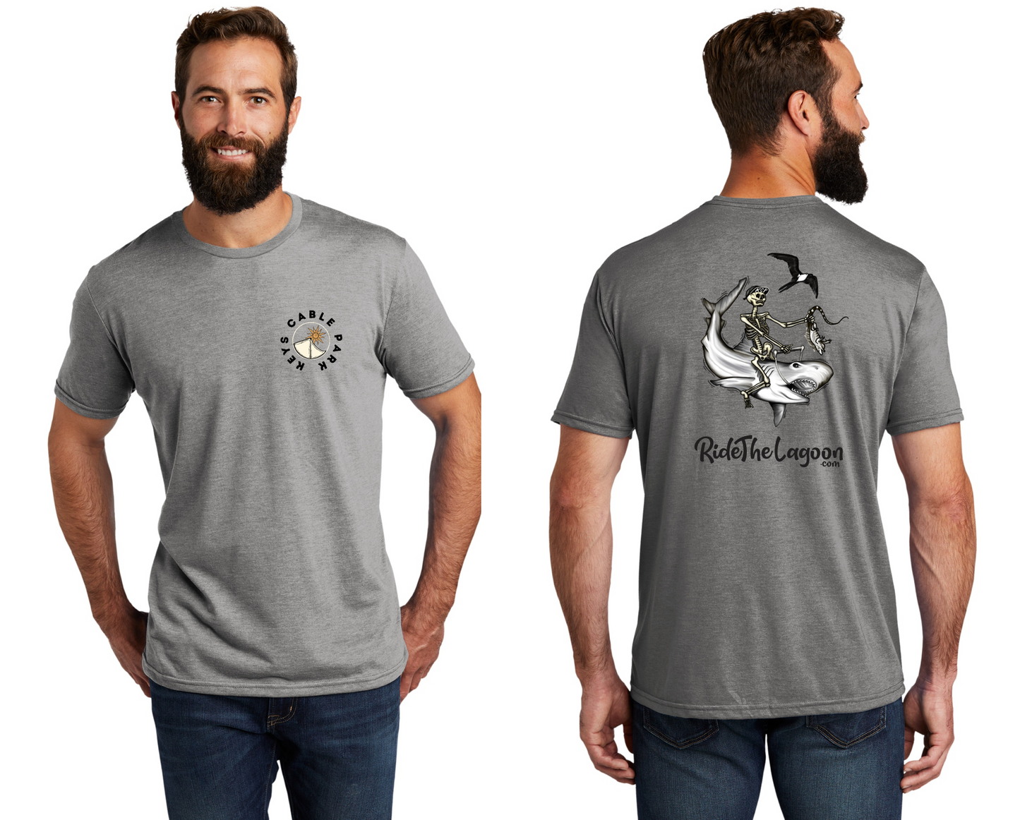Creatures of the Lagoon Tri Blend Tee
