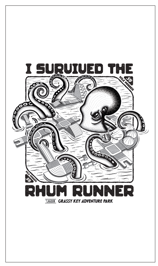 "I Survived" the Rhum Runner Towel