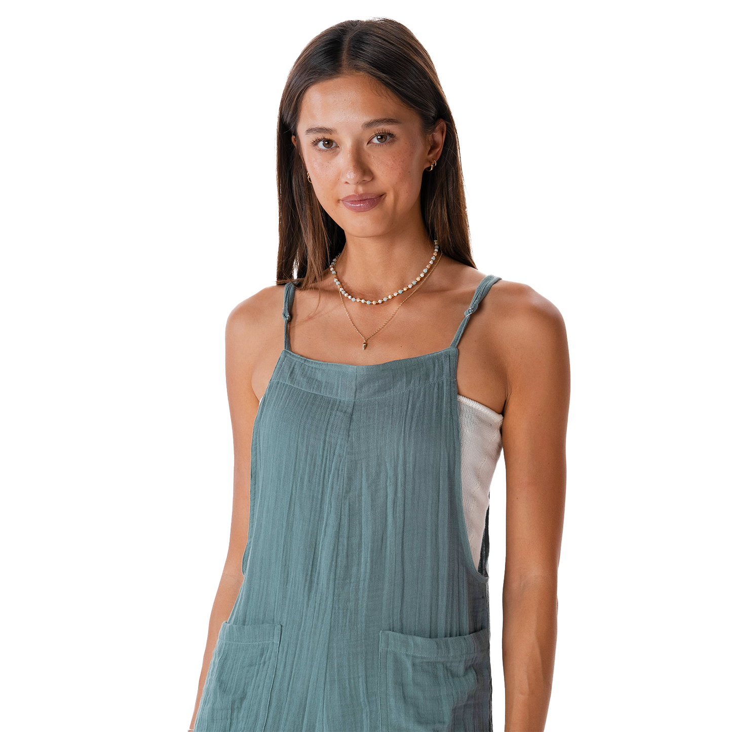 Lotus and Luna - Sage Romper with Adjustable Straps