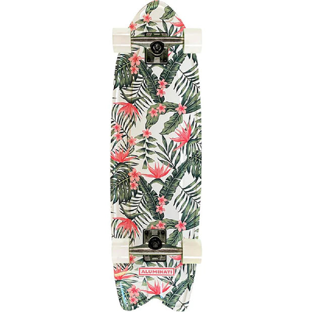 Aluminati Skate Paradise Fish Complete Longboard Cruiser