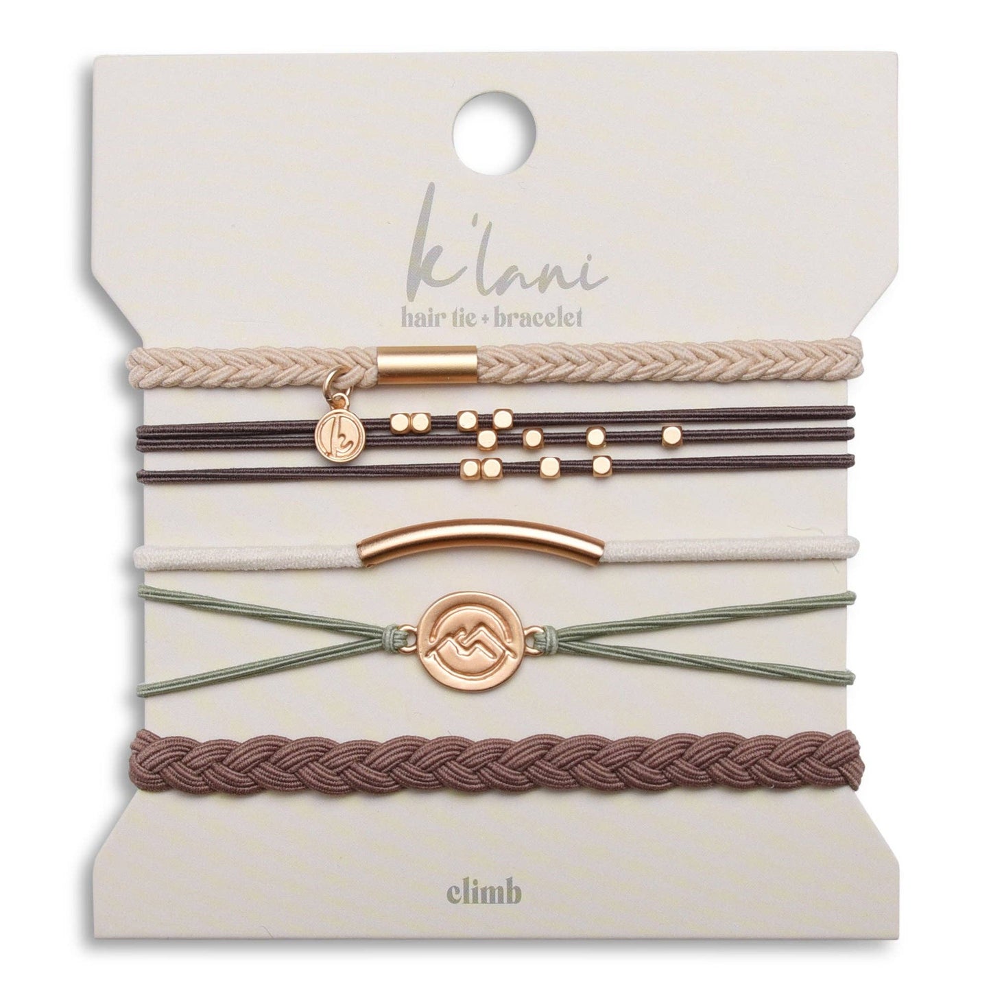 K'Lani hair tie bracelets - Climb Hair Tie Bracelets