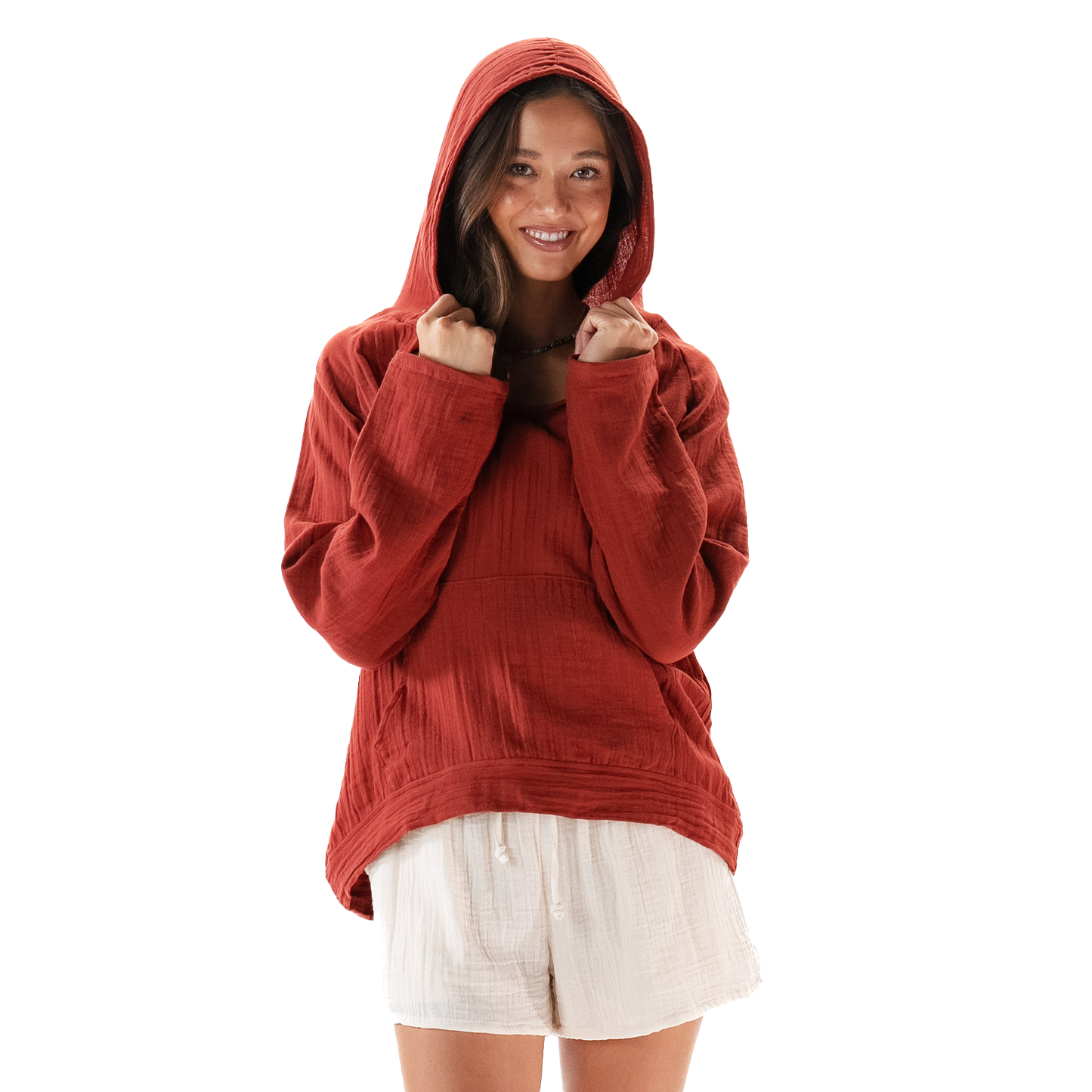 Lotus and Luna - Seaside Spice Baja Pullover Hoodie