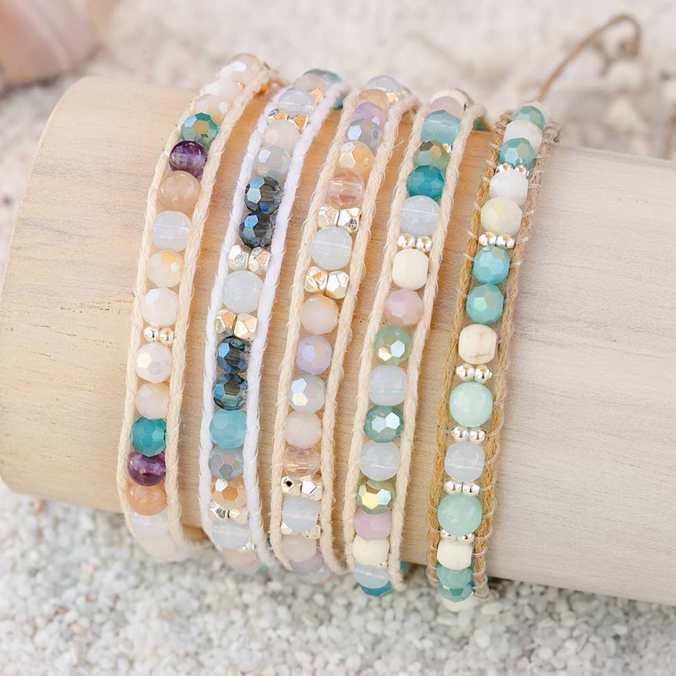 Lotus and Luna Moonbeam Bracelets