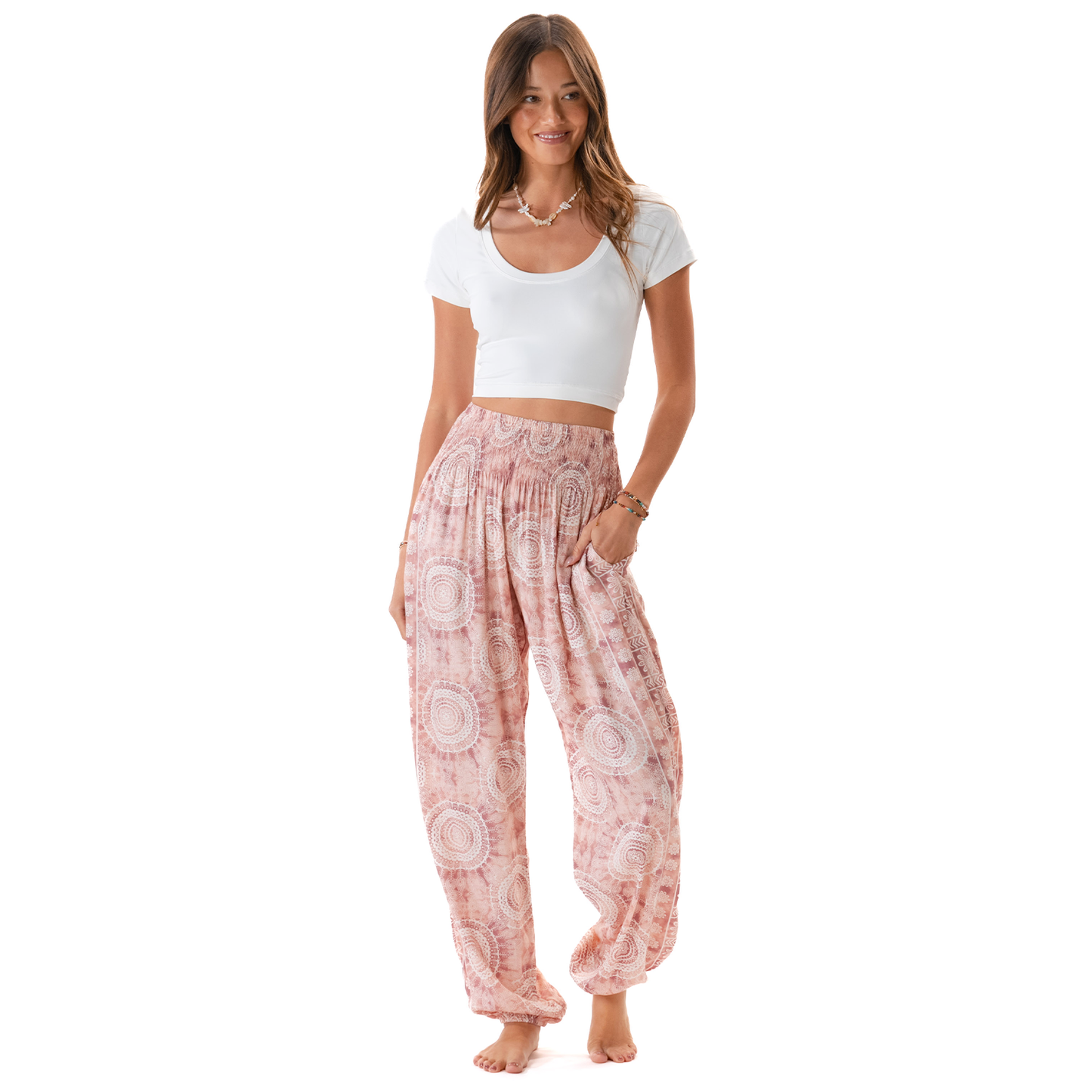 Lotus and Luna - Baja Harem Pants with Pockets