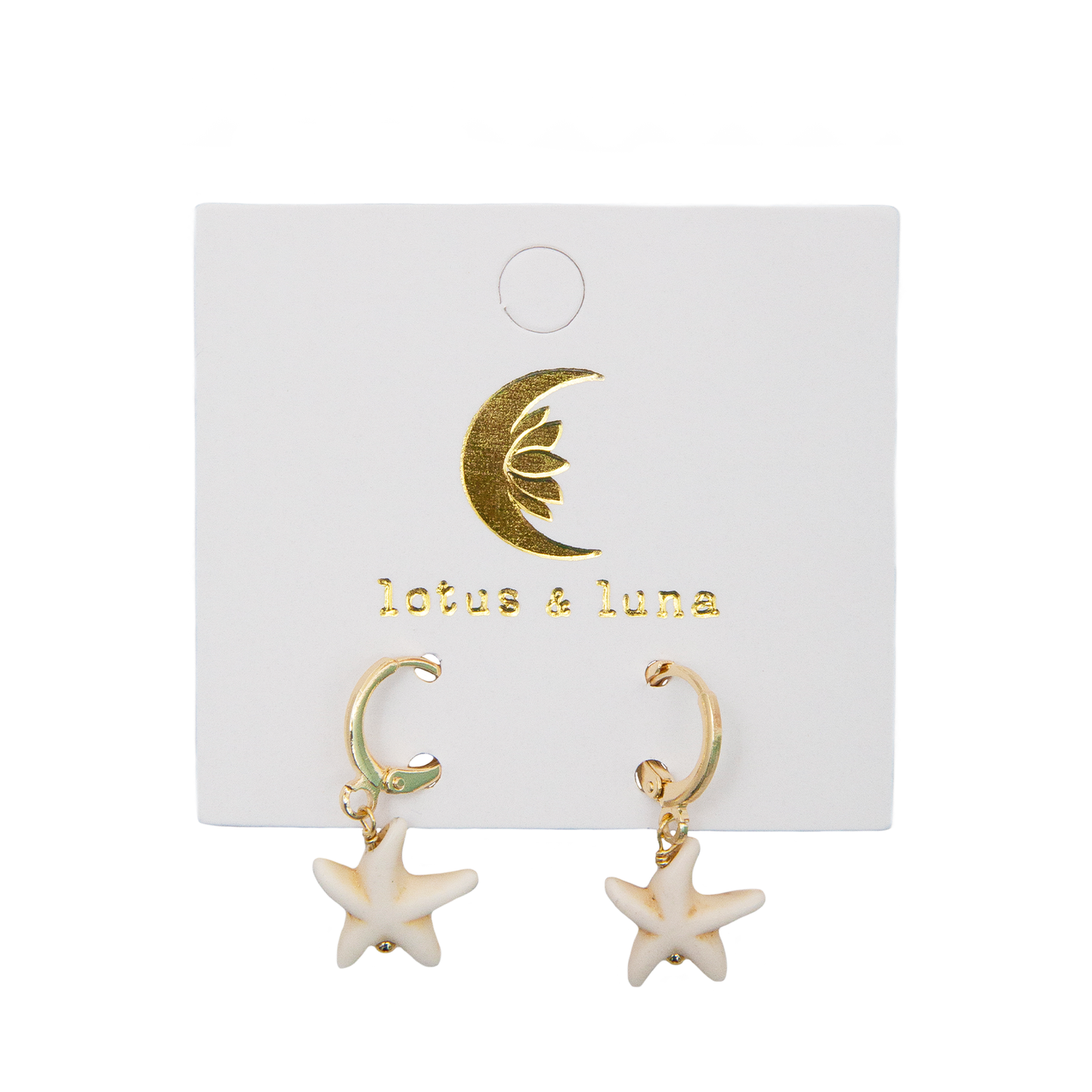 Lotus and Luna - Seastar Earrings