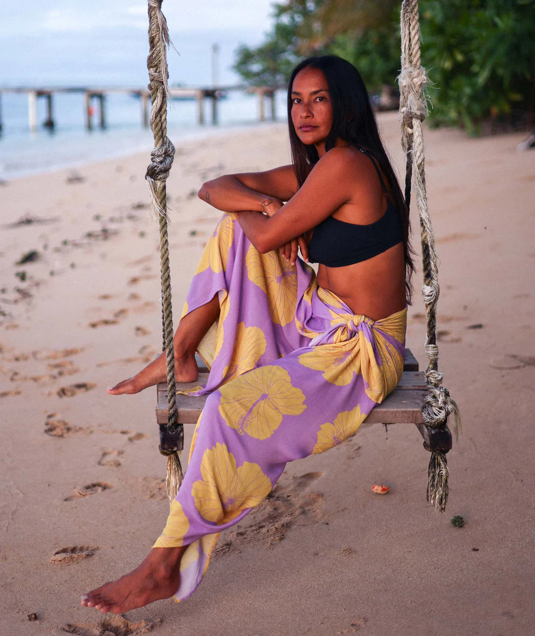 Tag Aloha Hibiscus Lemonade Pareo