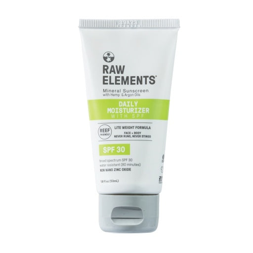 RAW ELEMENTS DAILY LIFESTYLE BIORESIN TUBE SPF 30 1.8 OZ