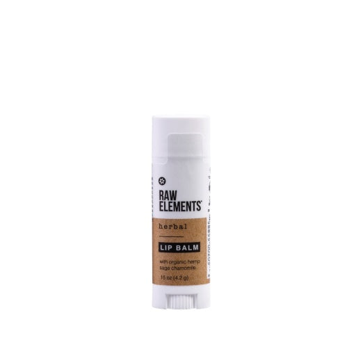 RAW ELEMENTS HERBAL RESCUE LIP BALM .15 OZ