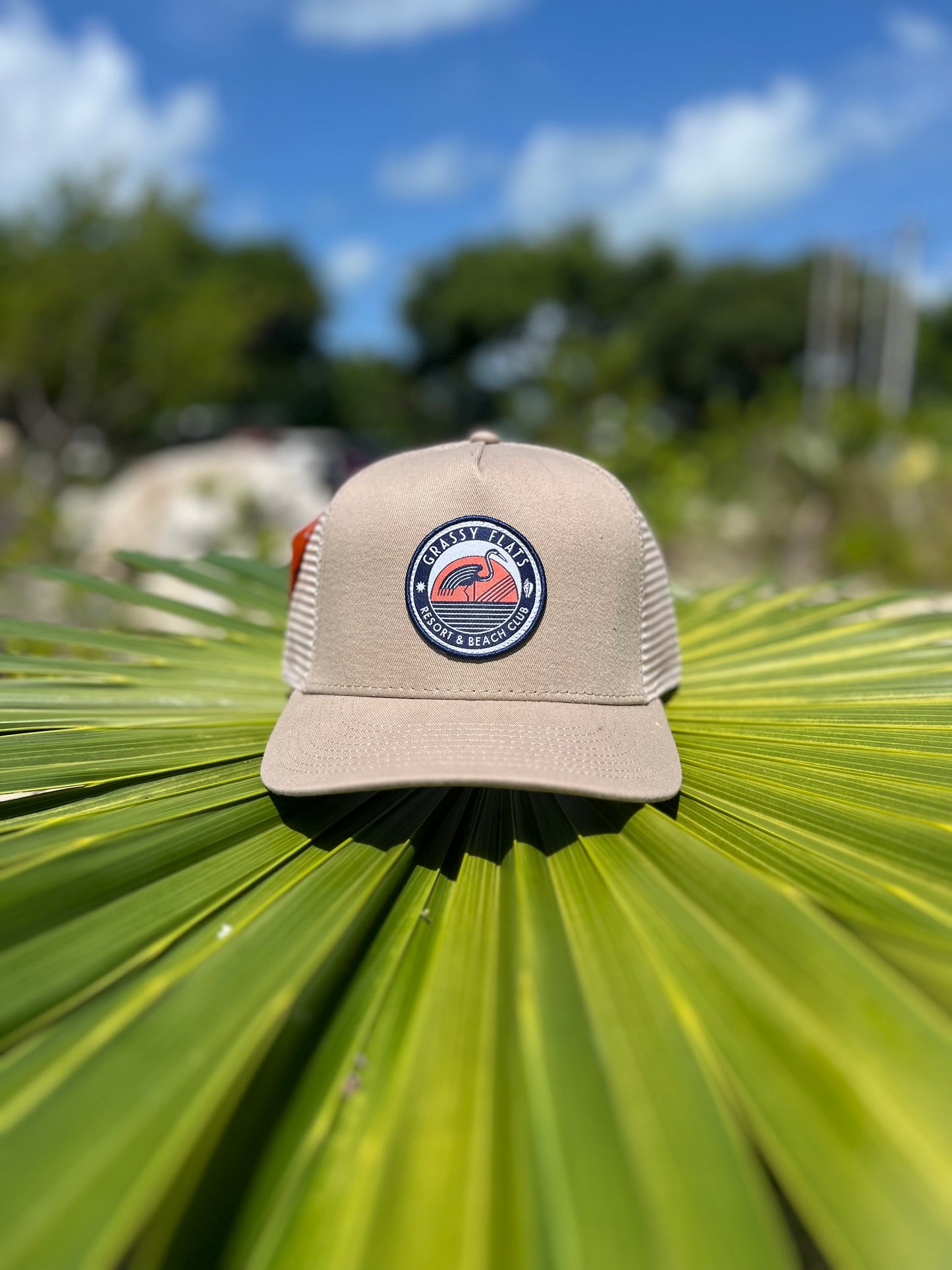 Grassy Flats Trucker with Patch