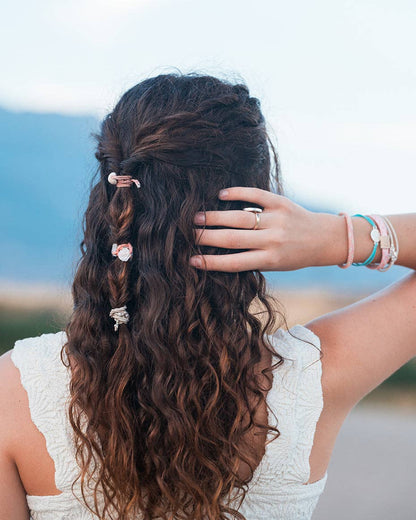 K'Lani hair tie bracelets - Shimmer Hair Tie Bracelets