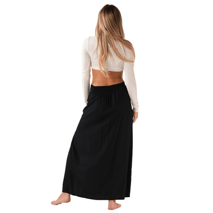 Lotus and Luna - Black Maxi Skirt