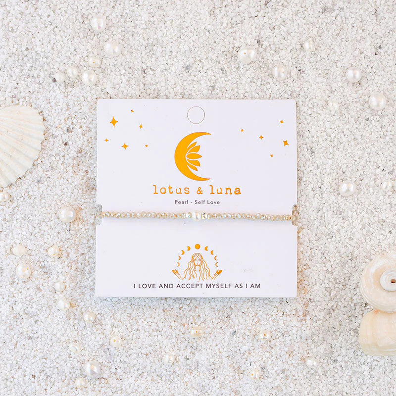Lotus and Luna Goddess Necklace