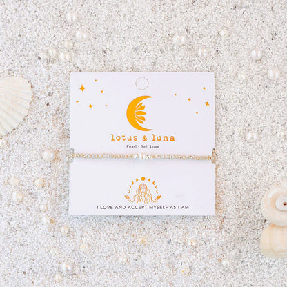 Lotus and Luna Goddess Necklace
