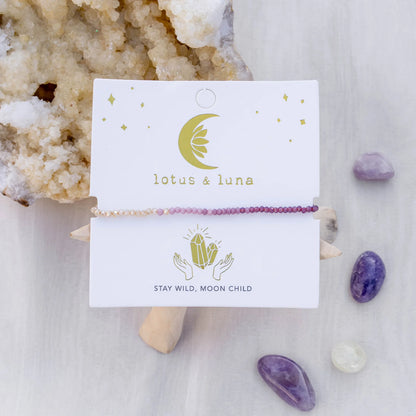 Lotus and Luna Goddess Bracelets