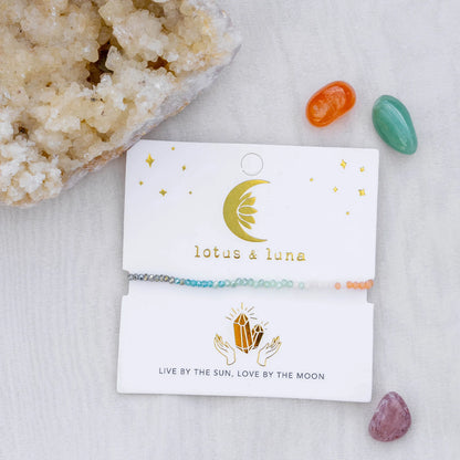 Lotus and Luna Goddess Necklace