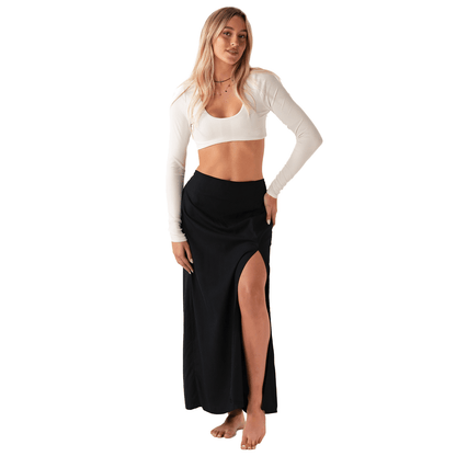 Lotus and Luna - Black Maxi Skirt