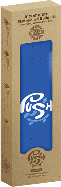 PUSH BLUEY (IN-COMPLETE)-8.25 BLUE