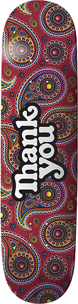 THANK YOU PAISLEY LOGO DECK-8.25