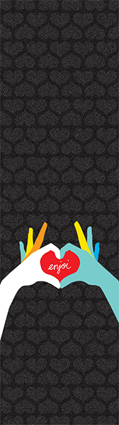 ENJ GRIP SINGLE SHEET- HEART HANDS