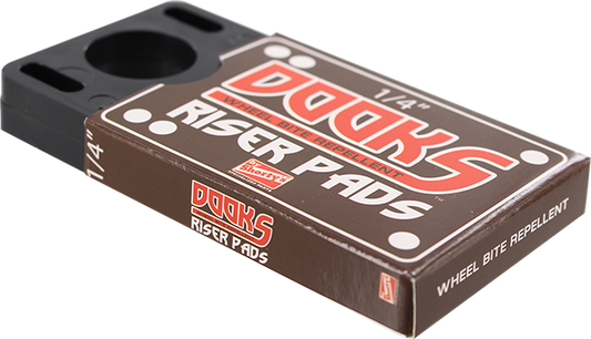 DOOKS 1/4" RISERS single set