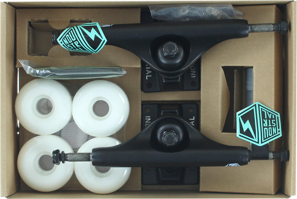 Industral Trucks - Comp - Pk 5.25 Blk / Blk W / Wht 52mm Ppp