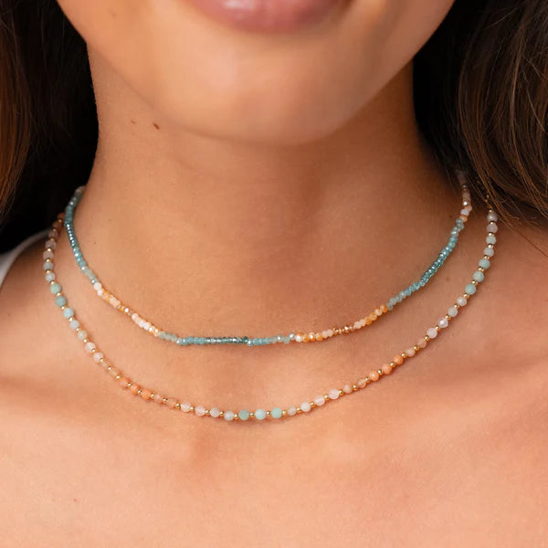 Lotus and Luna Goddess Necklace