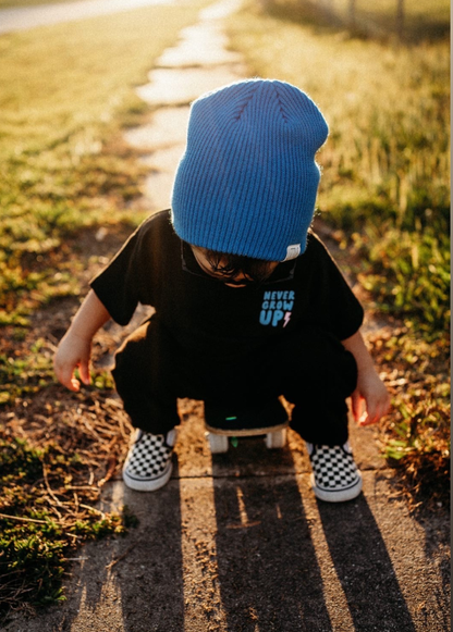 Little Trouble - Never Grow Up T-Shirt Blue
