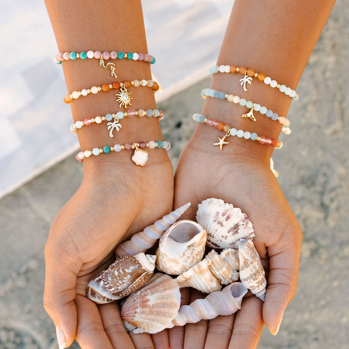 Lotus and Luna - Paradise Found Florida Charm Bracelet