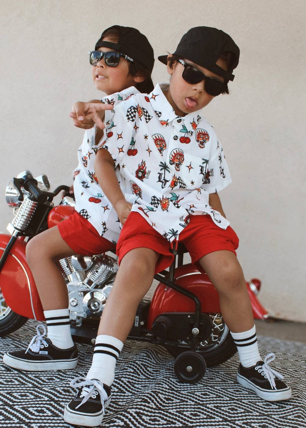 Little Trouble - Cherry On Top Button-Up