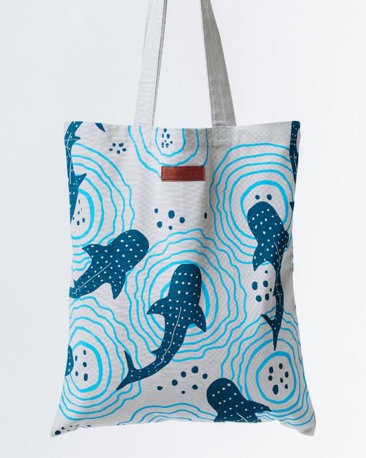 Sand Cloud Shark Ripples Everyday Tote