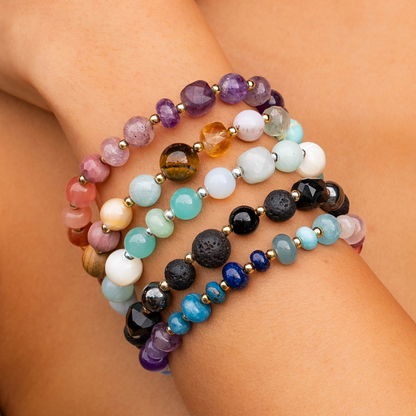 Lotus and Luna - Chase Sunsets Statement Healing Bracelet