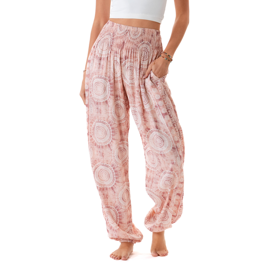 Lotus and Luna - Baja Harem Pants with Pockets