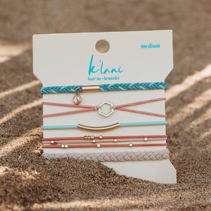 K'Lani Hair Tie Bracelets - Live  Hair Tie Bracelets